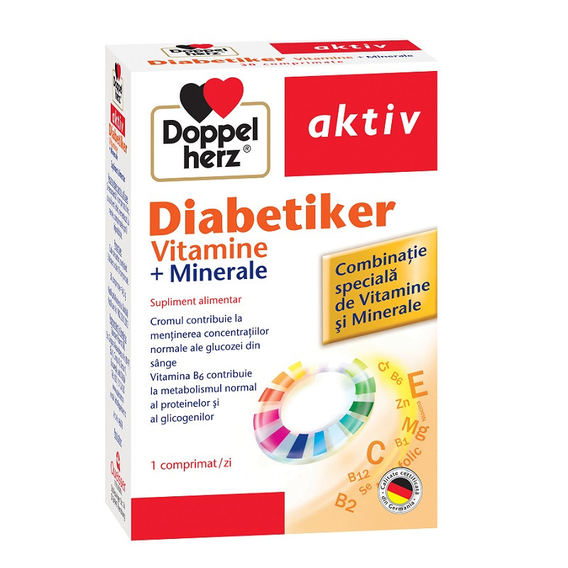 Diabetiker pentru diabetici, 30 comprimate, doppelherz