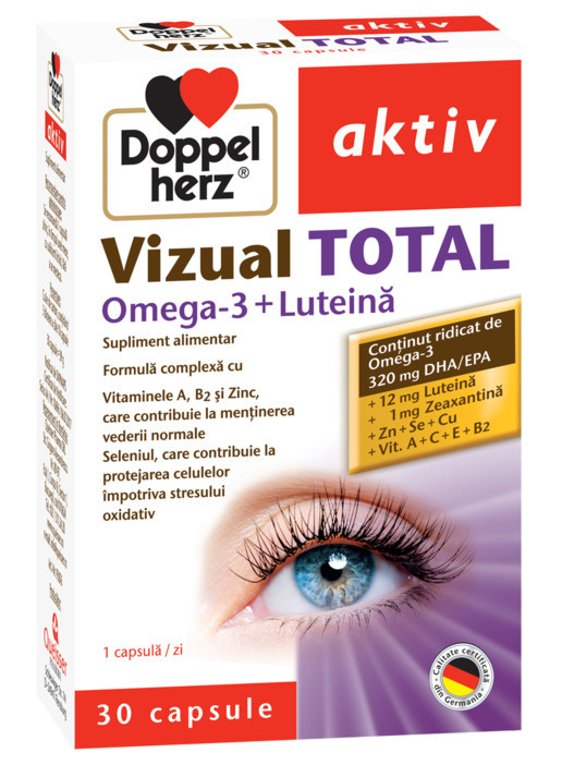 Doppelherz vizual total omeg+lut x 30cps