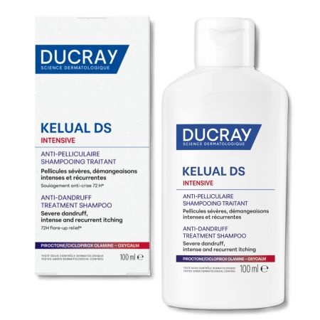 Ducray Kelual DS Intensive sampon tratament pentru matreata severa si mancarime, 100 ml