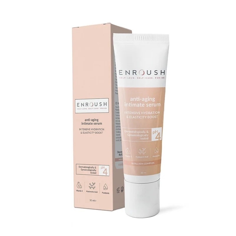 Enroush ser intim anti-aging cu acid hialuronic, centella si postbiotice, 30 ml