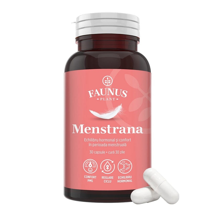 Faunus Menstrana cu maca si Vitex agnus-castus, 30 capsule
