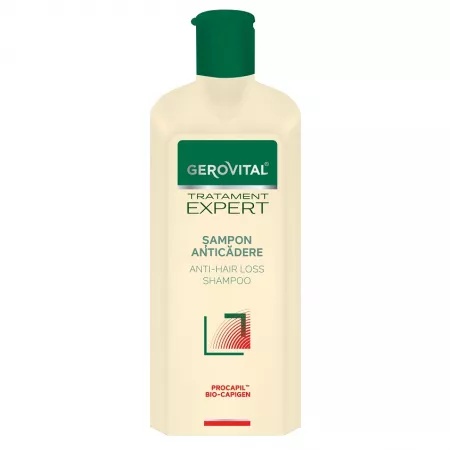 Gerovital Tratament Expert sampon anticadere cu Procapil, 250 ml