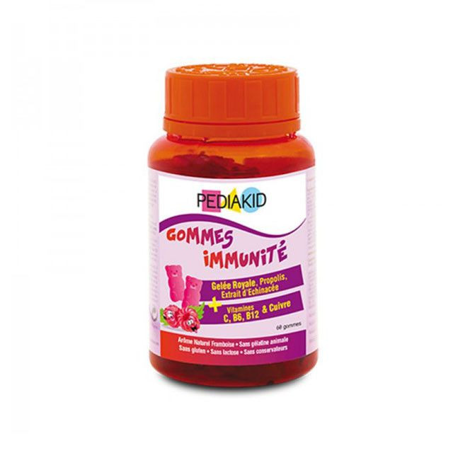 Gommes multivitamine, 60 jeleuri, pediakid
