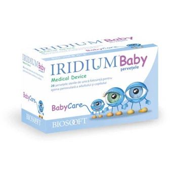 Iridium baby servetele sterile x 28buc
