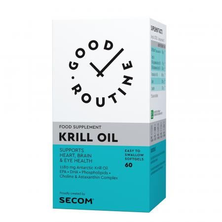 Ulei de Krill Secom - 60 capsule | Omega-3 pentru Sănătate Cardiovasculară