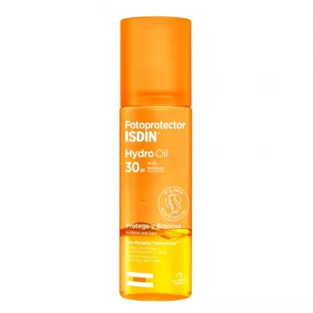 Loțiune bifazica protectie solara spf 30 fotoprotector hydro oil, 200 ml , isdin