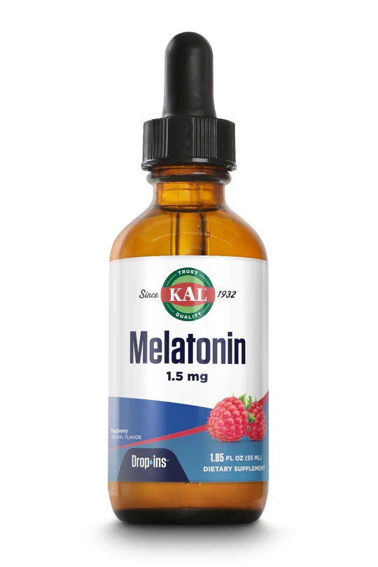 Melatonină picături cu aromă de zmeură KAL, 55 ml - Somn de calitate