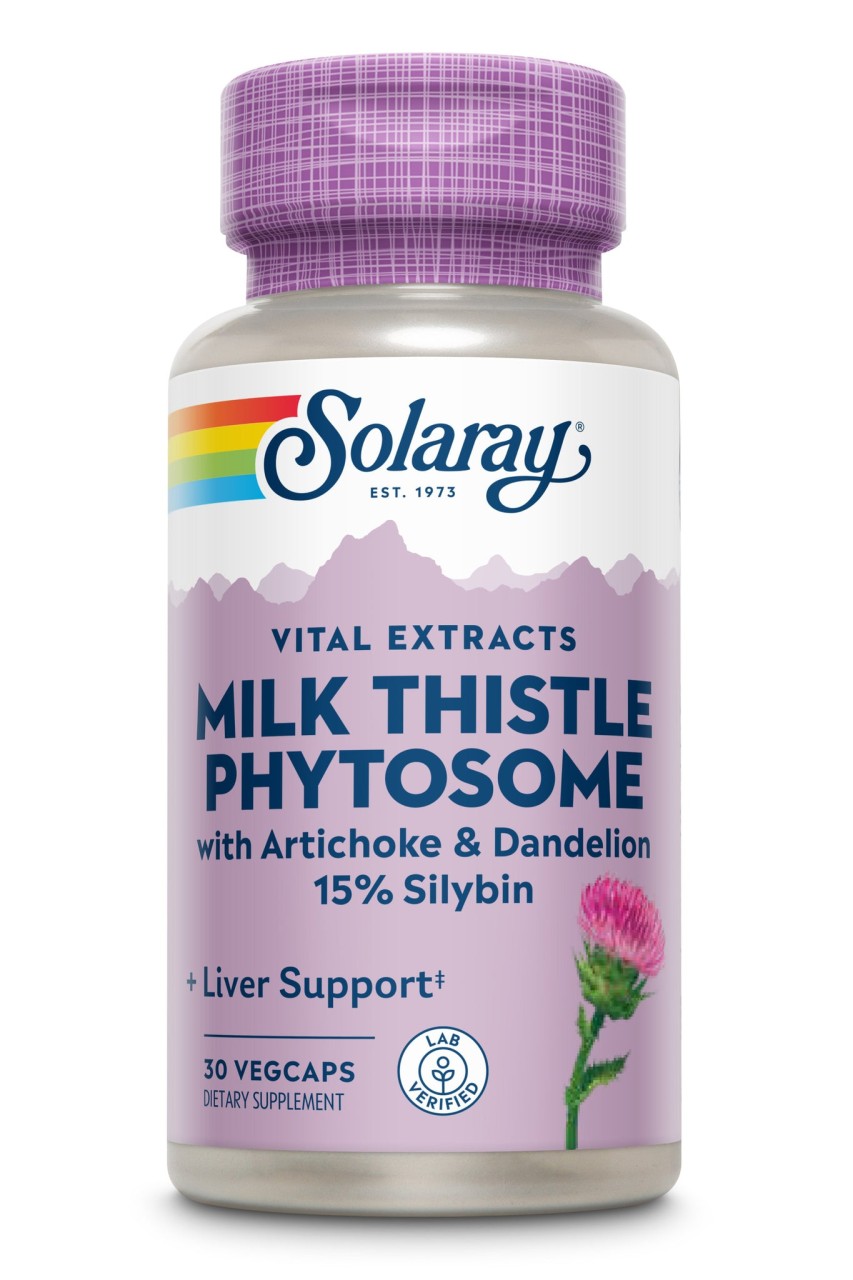 Milk thistle phytosome solaray, 30 capsule, secom