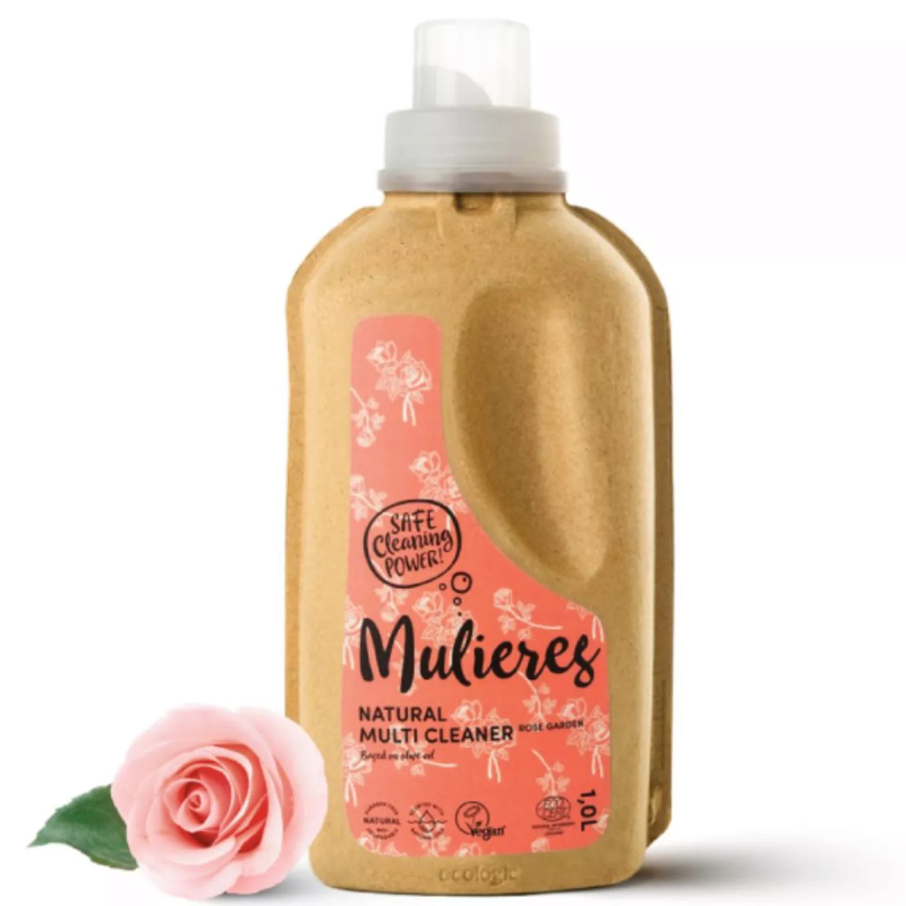 Mulieres detergent natural concentrat multi-cleaner rose garden 1l