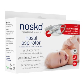 Nosko soft aspirator nazal cu cap moale