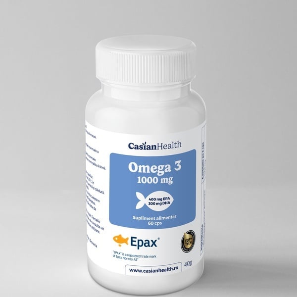 Omega 3 1000 mg, 60 capsule, Casian Health