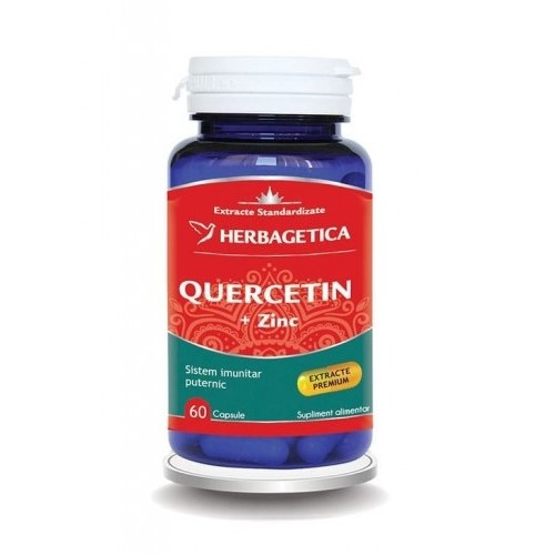 Herbagetica Quercetin +Zinc x 60cps