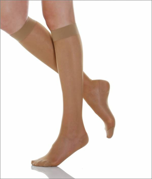 Relaxsan medicale, ciorapi genunchi, compresie 18-23 hgmm, alb, nr 5