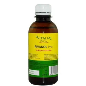 Rivanol 0.1% Vitalia - Dezinfectant Natural pentru Piele, 200g