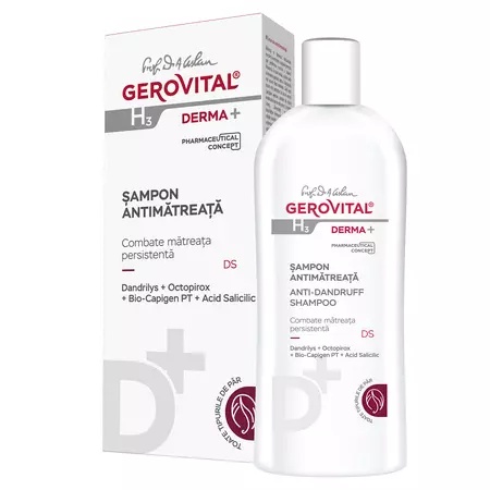 Sampon Antimatreata Gerovital H3 Derma+ 200ml - Îngrijire Naturală