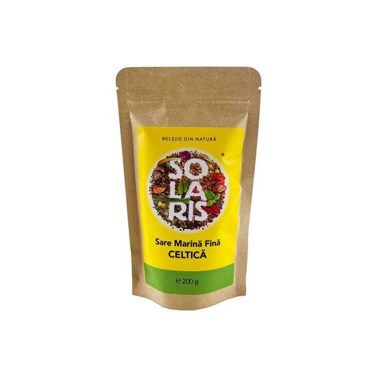 Sare marina fina celtica, 200g, solaris