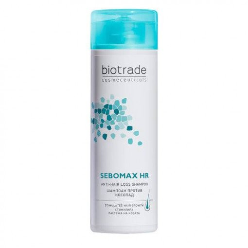 Sebomax HR sampon anticadere fara sulfati, 200 ml, Biotrade