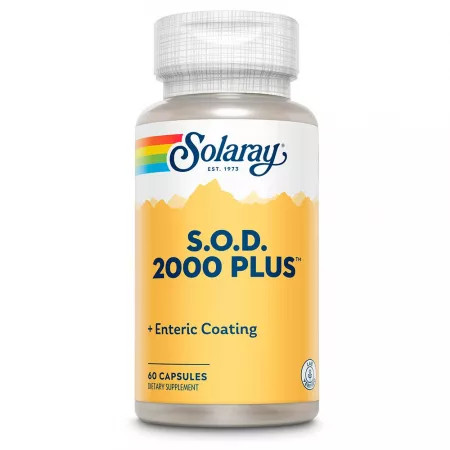 Sod 2000 plus solaray, 60 capsule, secom