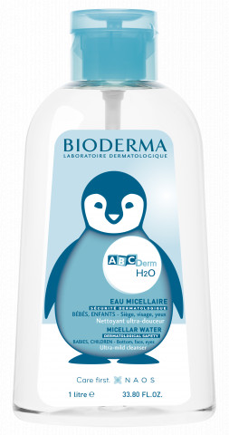 Solutie micelara abcderm h2o, 1 l, bioderma
