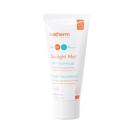 Sunlight mat crema de fata cu spf50+, 50ml, ivatherm