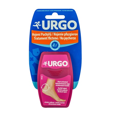Urgo plasturi pentru basici (flictene) Ultra Discret, marime medie, 5 buc