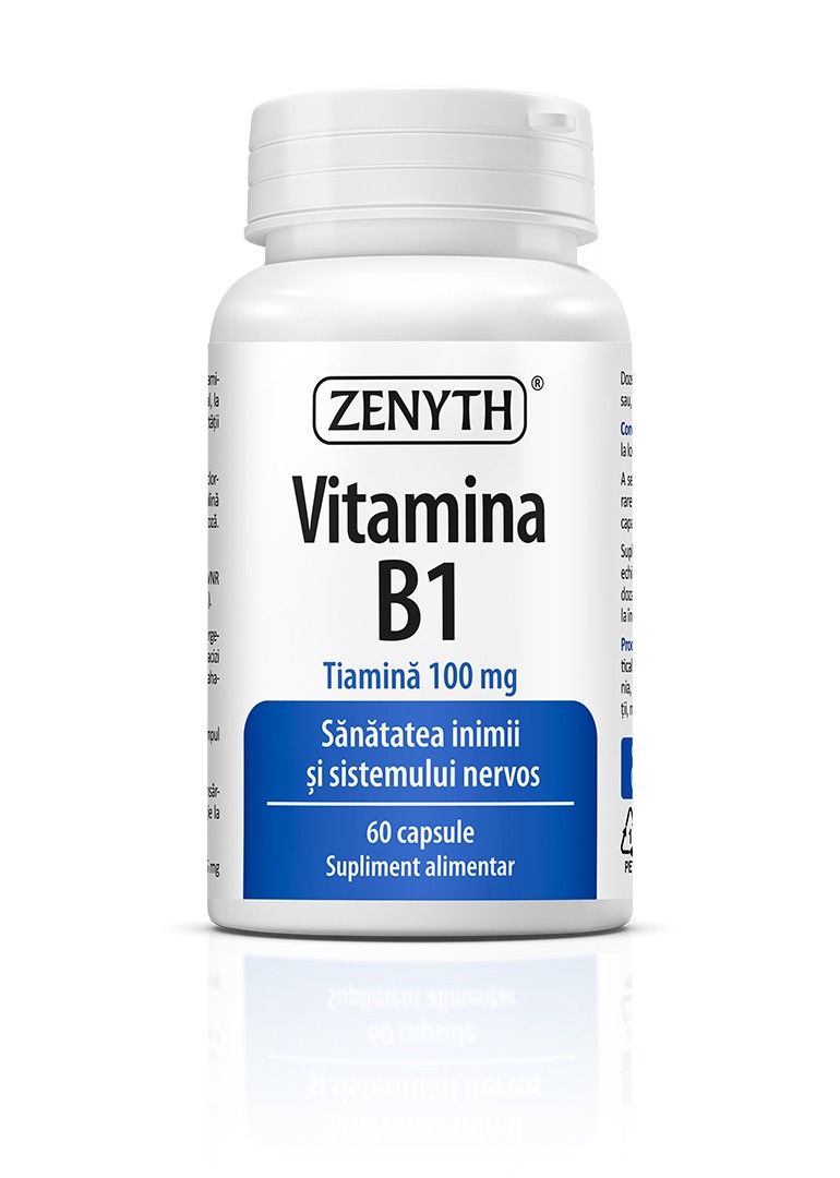 Vitamina b1, 60, capsule, zenyth