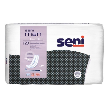 Absorbantele urologice pentru barbati Man, Super, 20 bucăți, Seni