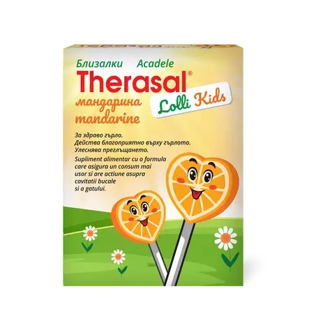 Acadele pentru copii therasal lolly kids, 6 bucati