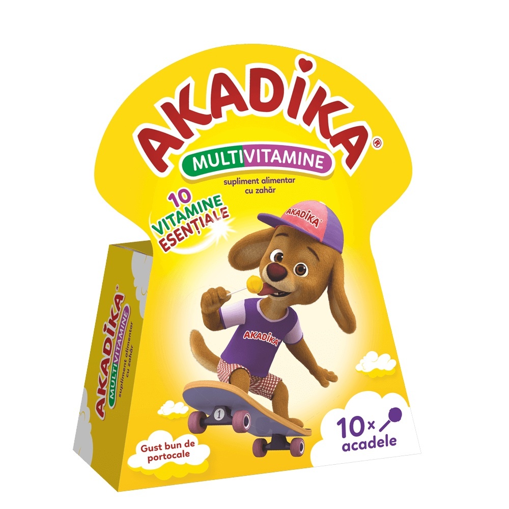 Akadika Multivitamine Acadele, 10 bucăți