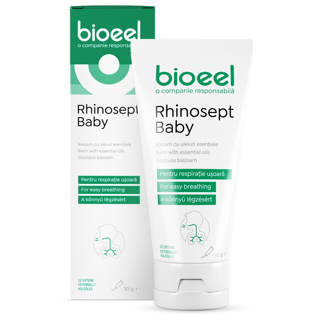 Bioeel Rhinosept Baby Balsam cu Uleiuri Esențiale, 30 g