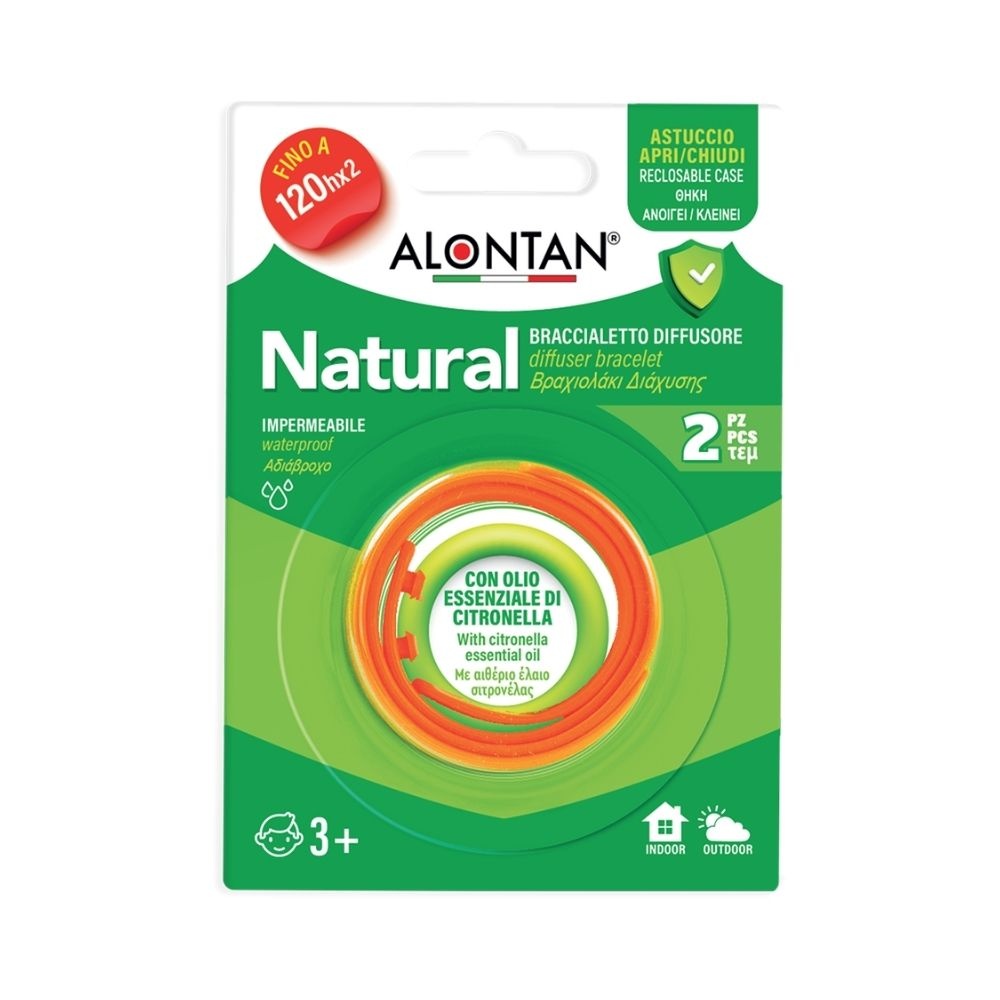 Bratara Reglabila Impotriva Tantari Alontan Natural, set 2 bucati