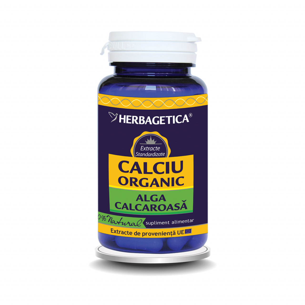 Calciu organic x 60cps (herbagetica)