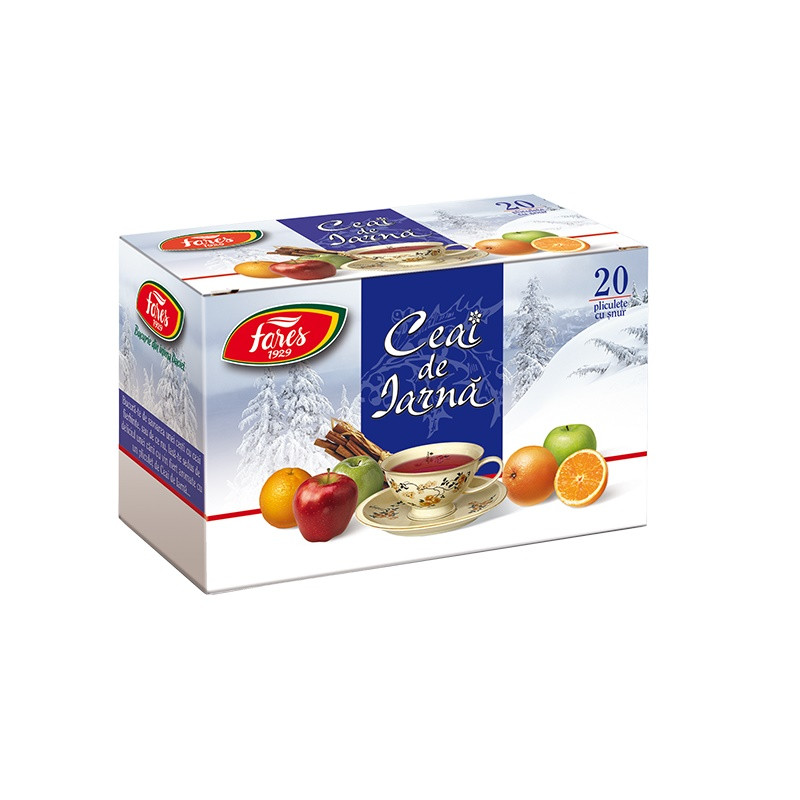 Ceai de Iarnă Fares - 20 Plicuri, Aromă Caldă și Înțepătoare