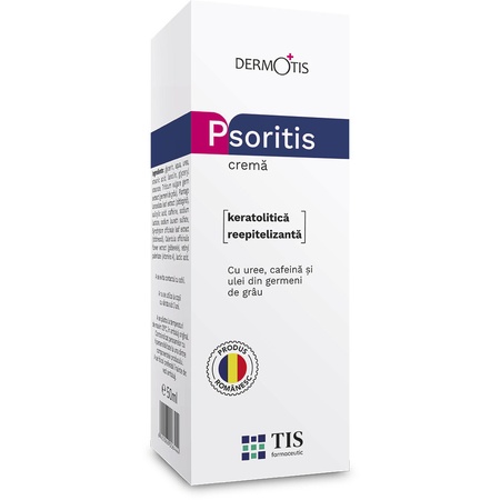 Cremă PsoriTis Dermotis, 50 ml, Tis Farmaceutic