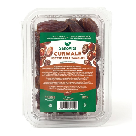 Curmale fără sâmburi, 200 g, Șanovița