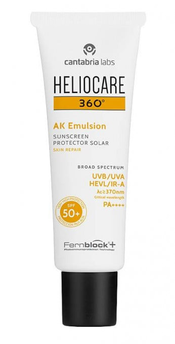 Emulsie ak pentru protectie solara cu spf 50 heliocare 360, 50 ml, cantabria labs
