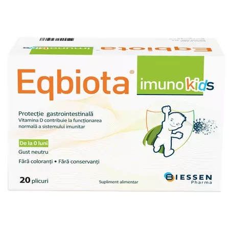 Eqbiota imuno kids, 20 plicuri, biessen pahrma