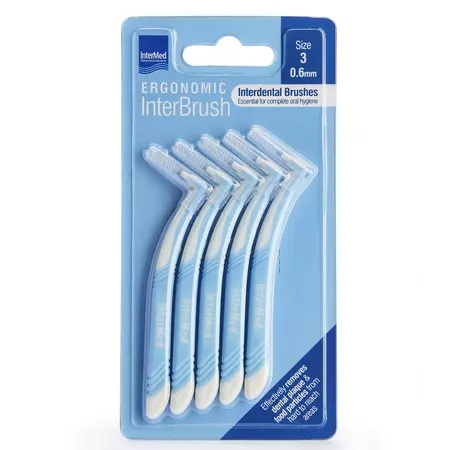 Ergonomic periuta interdentara 0.6 mm, 5 bucati