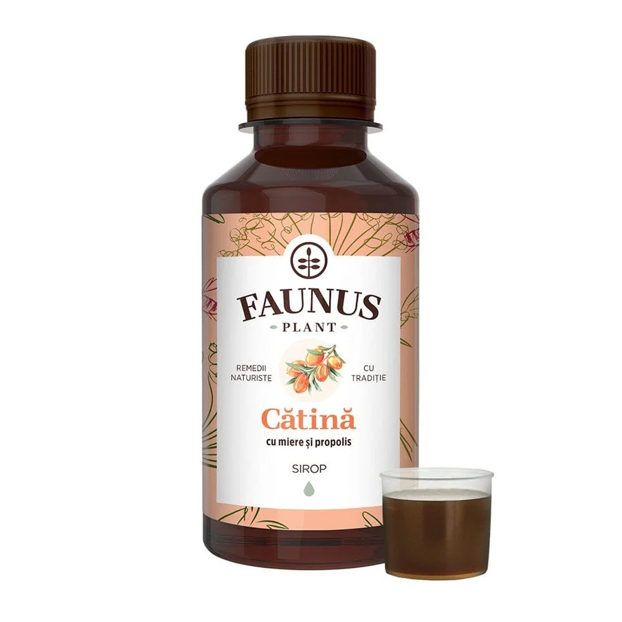 Faunus Sirop de catina cu miere si propolis, 200 ml