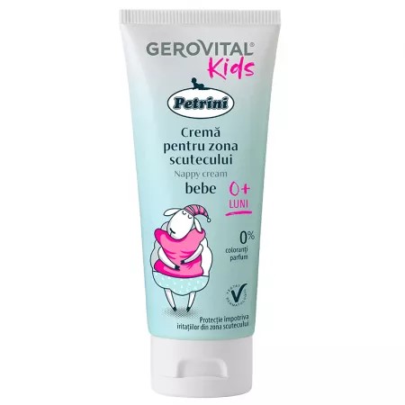 Gerovital Kids Petrini crema pentru zona scutecului cu oxid de zinc, 100 ml