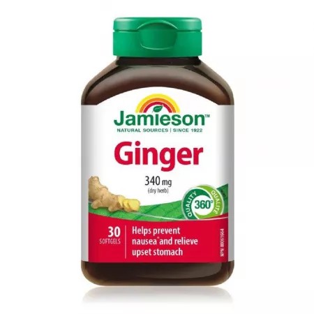 Ghimbir 340 mg, 30 capsule, jamieson