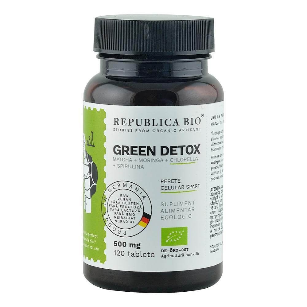 Green detox eco, 120 tablete, republica bio