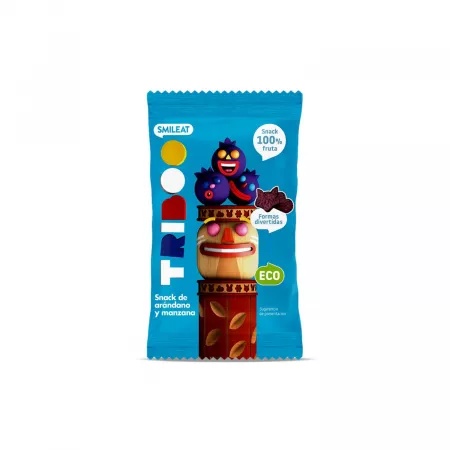Gustare Bio din afine si mere Triboo, 25 g – Smileat