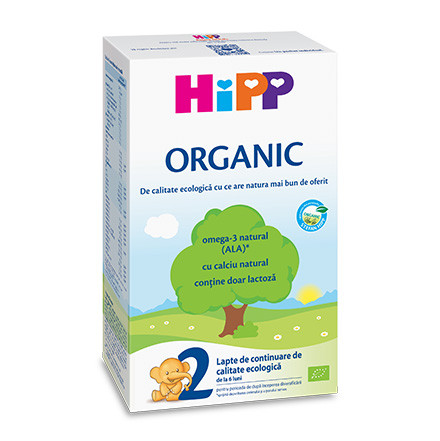Hipp 2 organic - lapte de continuare, 300 g