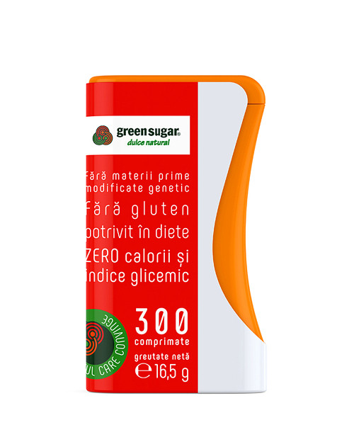 Îndulcitor Green Sugar, 300 comprimate, Laboratoarele Remedia