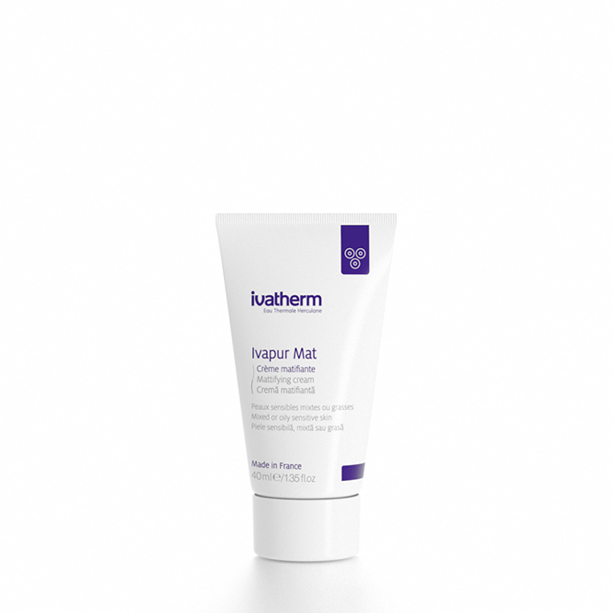 Ivapur mat crema matifianta, 40ml, ivatherm