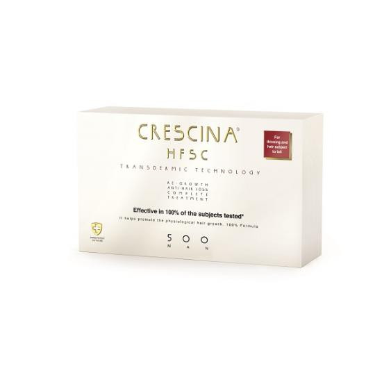 Labo crescina hfsc transdermic complete 500 man x 10+10fiole