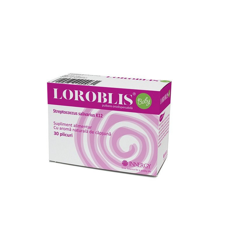 Loroblis baby, pulbere orosolubila, 30 plicuri, innergy