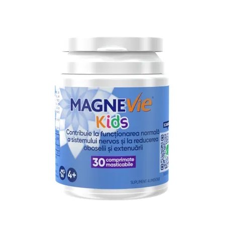 MagneVie Kids 30 comprimate mastecabile Sanofi  Supliment pentru copii