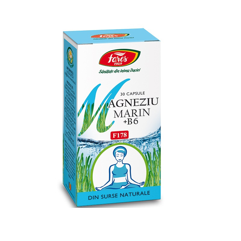 Magneziu + b6 x 30cps (fares)